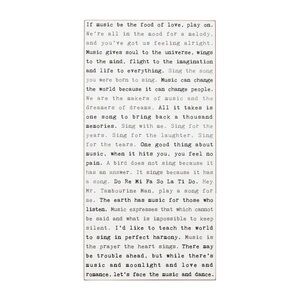 cedar mountain studios music typewriter sign